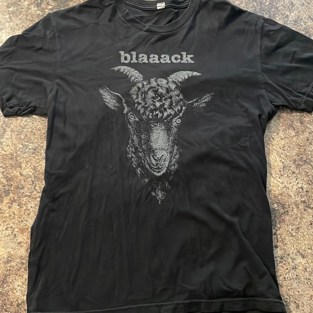 Black Graphic Tee, used